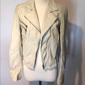 Cool lamb leather jacket